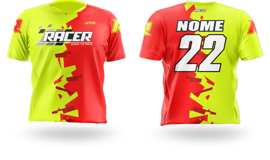 Camisa Curta Racer 13A Amarelo