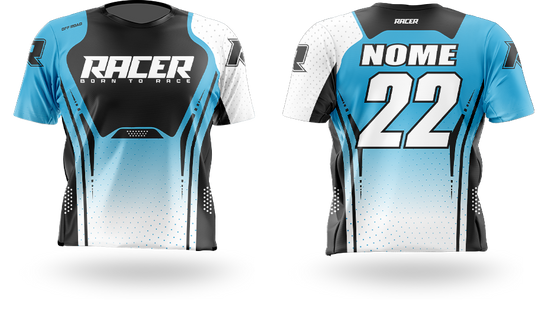 Camisa Curta Racer 05DAzul