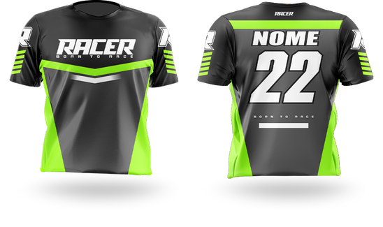 Camisa Curta Racer 27B Verde