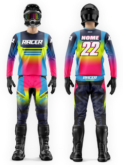 Conjunto Racer 14B Rosa-Flúor