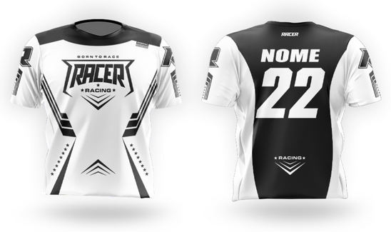 Camisa Curta Racer 36D Branco