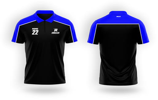 Camisa Polo Racer 12D Azul Camisa Polo Racer 12D Azul