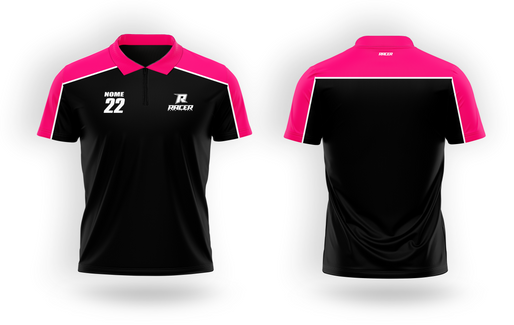 Camisa Polo Racer 12C Rosa Camisa Polo Racer 12C Rosa