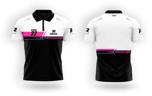 Camisa Polo Racer 24C Rosa Camisa Polo Racer 24C Rosa