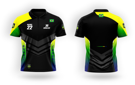 Camisa Polo Racer 11B Preto Camisa Polo Racer 11B Preto