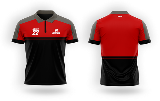 Camisa Polo Racer 17A Cinza Camisa Polo Racer 17A Cinza