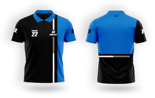 Camisa Polo Racer 25E Azul Camisa Polo Racer 25E Azul