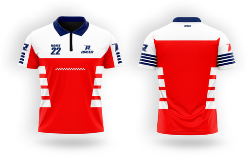 Camisa Polo Racer 09B Branco Camisa Polo Racer 09B Branco
