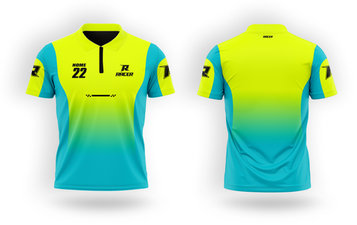 Camisa Polo Racer 10D Amarelo Flúor Camisa Polo Racer 10D Amarelo Flúor