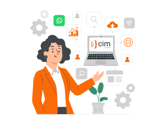 Gestão de imóveis integrado ao CRM Imobiliário Gestão de imóveis integrado ao CRM Imobiliário