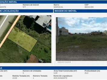 TERRENO A VENDA NA PRAIA DE MARISCAL AV DIAMANTE TERRENO A VENDA NA PRAIA DE MARISCAL AV DIAMANTE