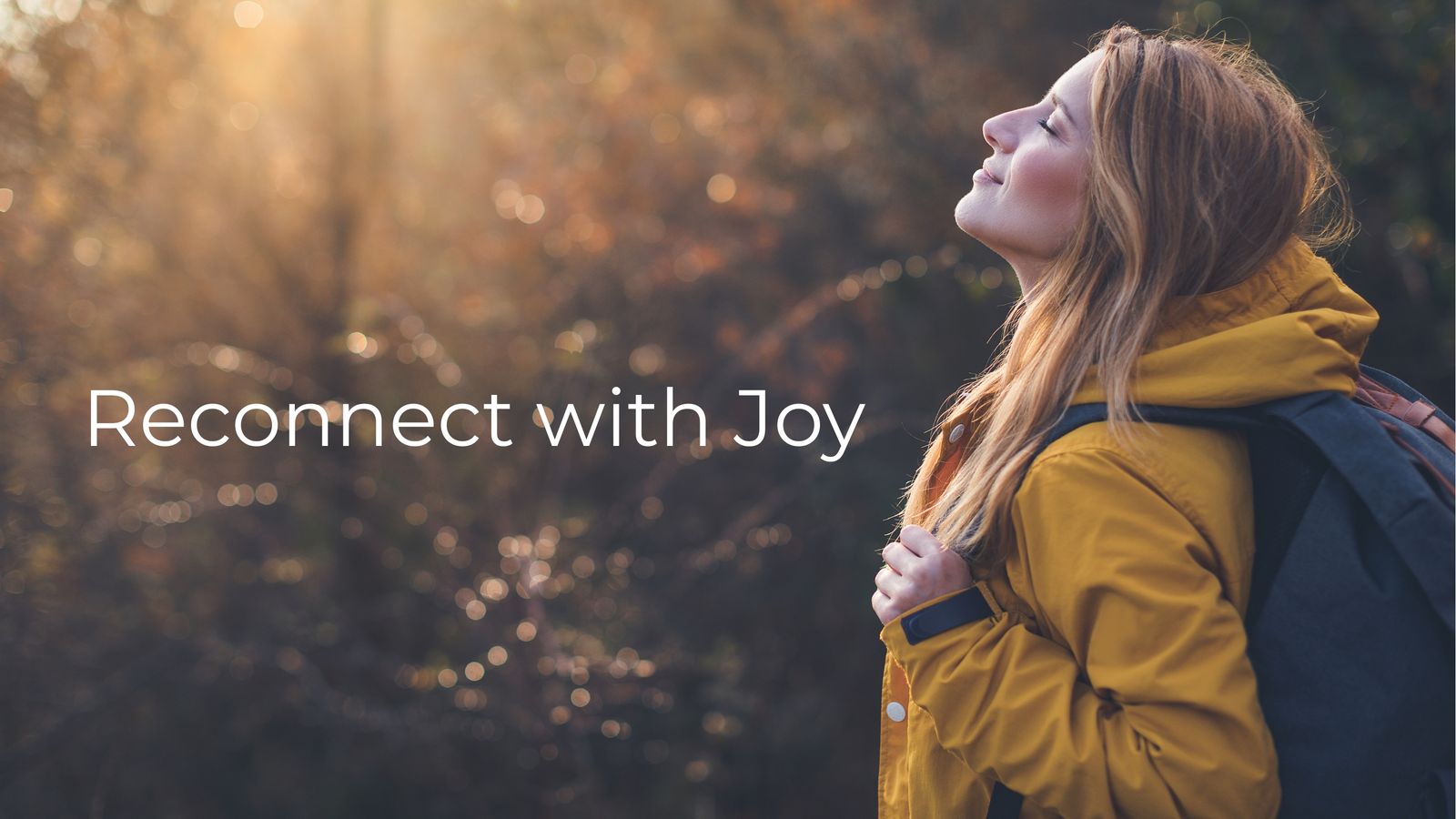 Reconnect with Joy Wellness event poster