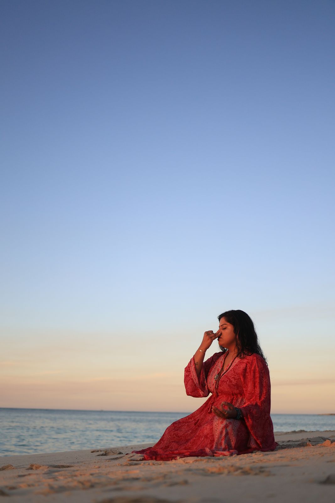 Amrika in meditation