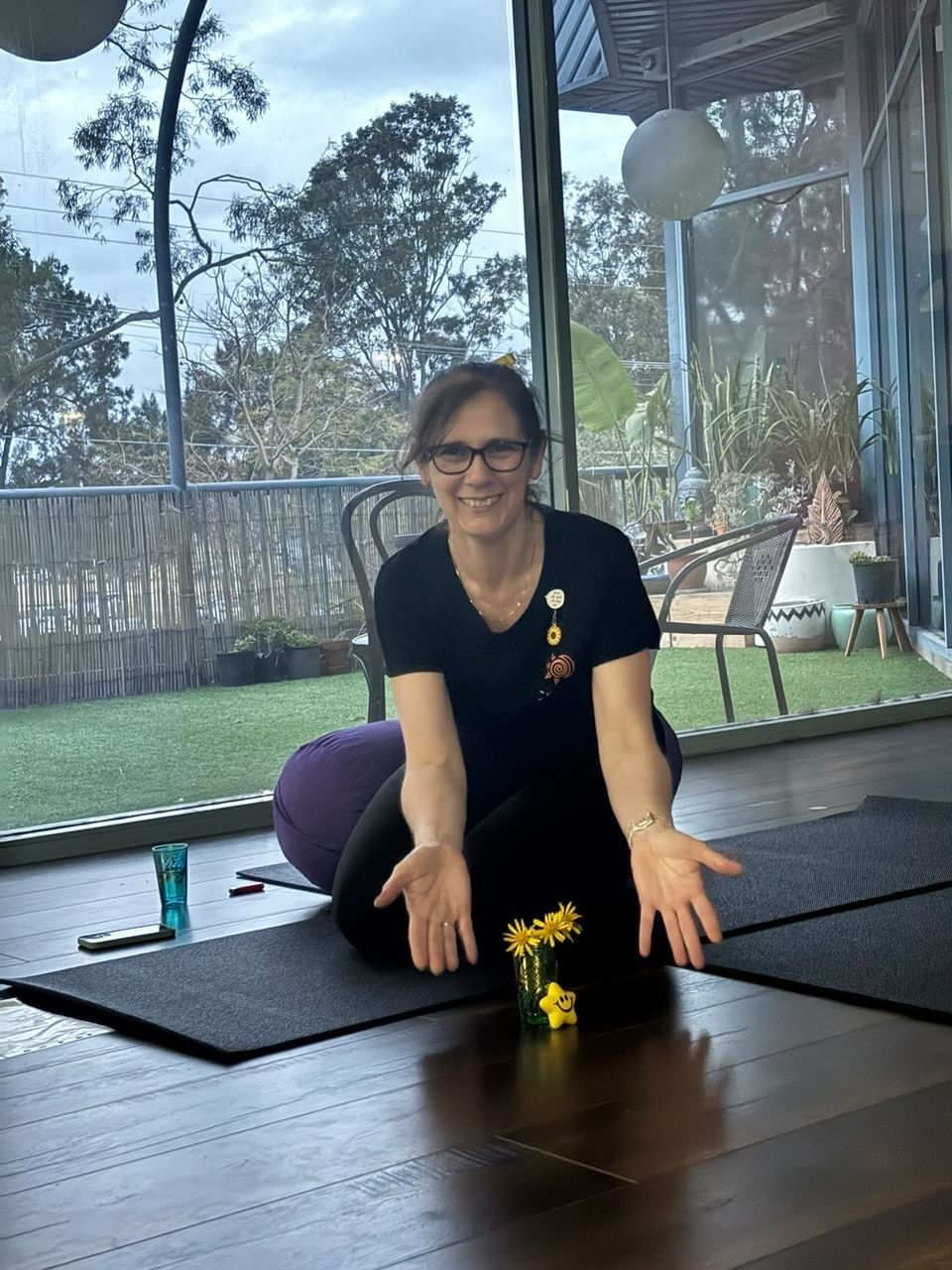 Teaching Yoga at Nin Yoga. Are you ok, or could you do with some rest?