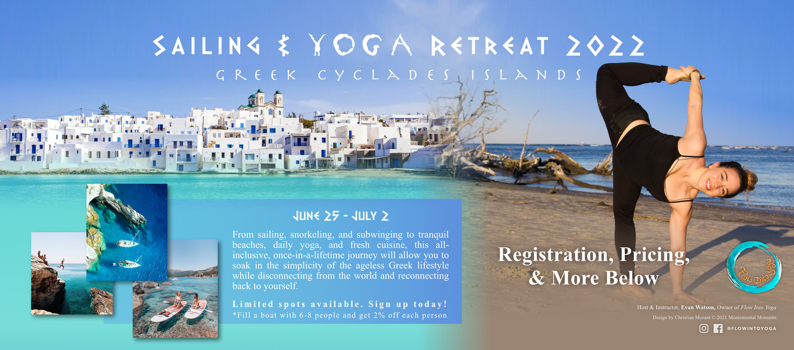 Sailing & Yoga Retreat 2022: Greek Cyclades Islands
