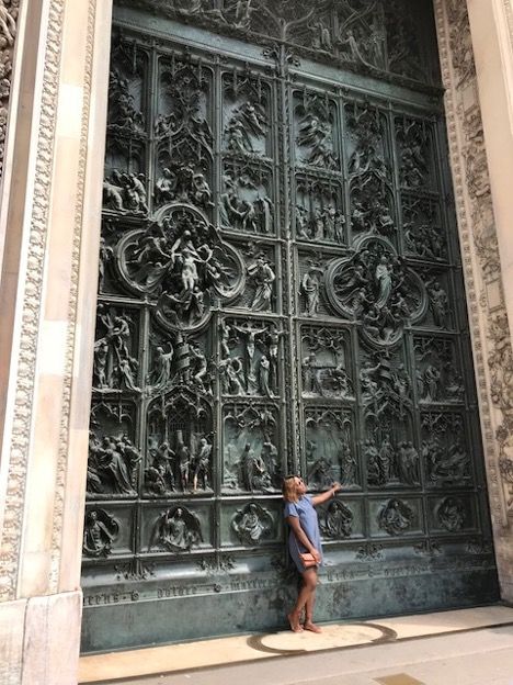 This is how they do doors in Milan