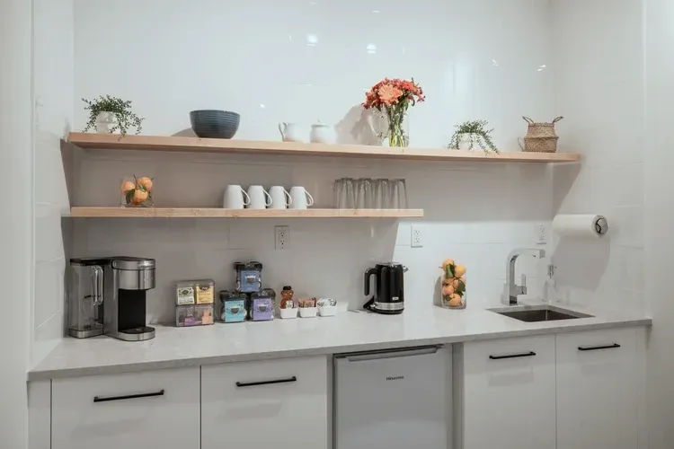 Studio kitchen area