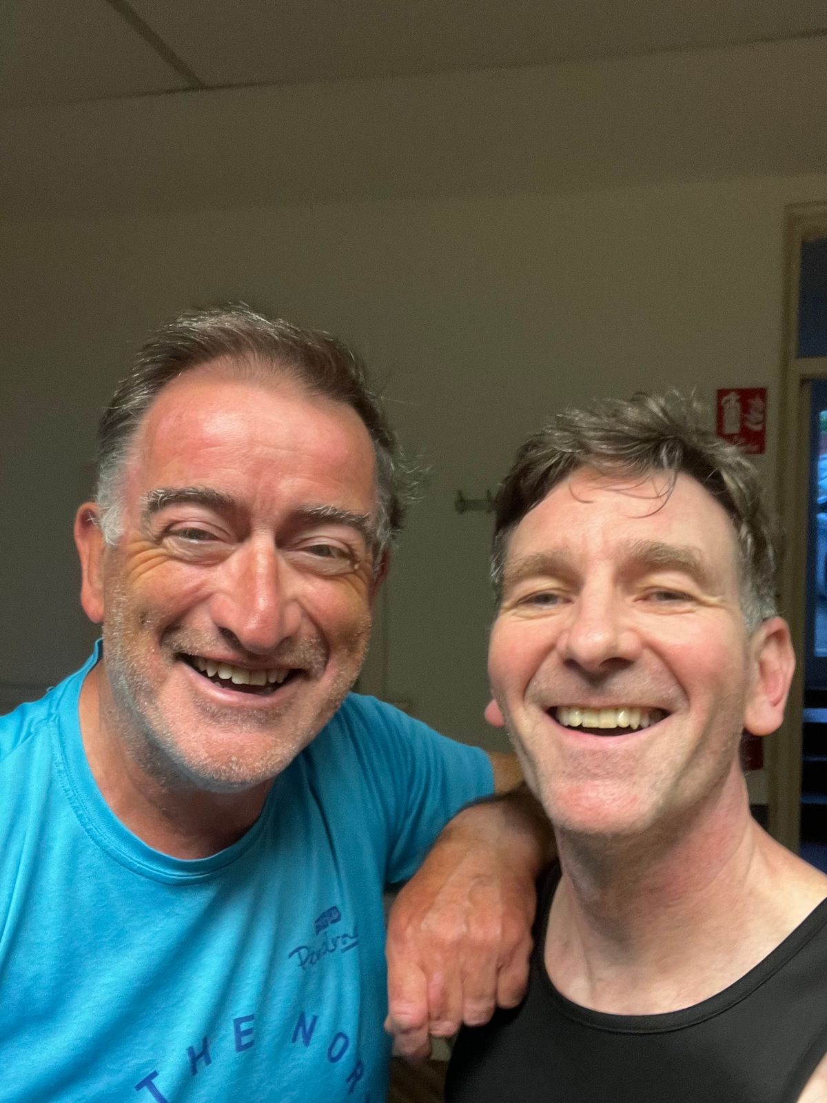 Chris Childs & PT client after a session