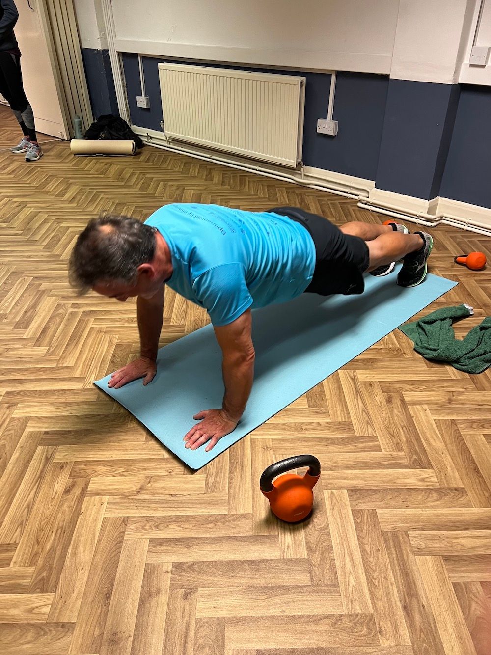 One of Chris Childs' PT clients in action