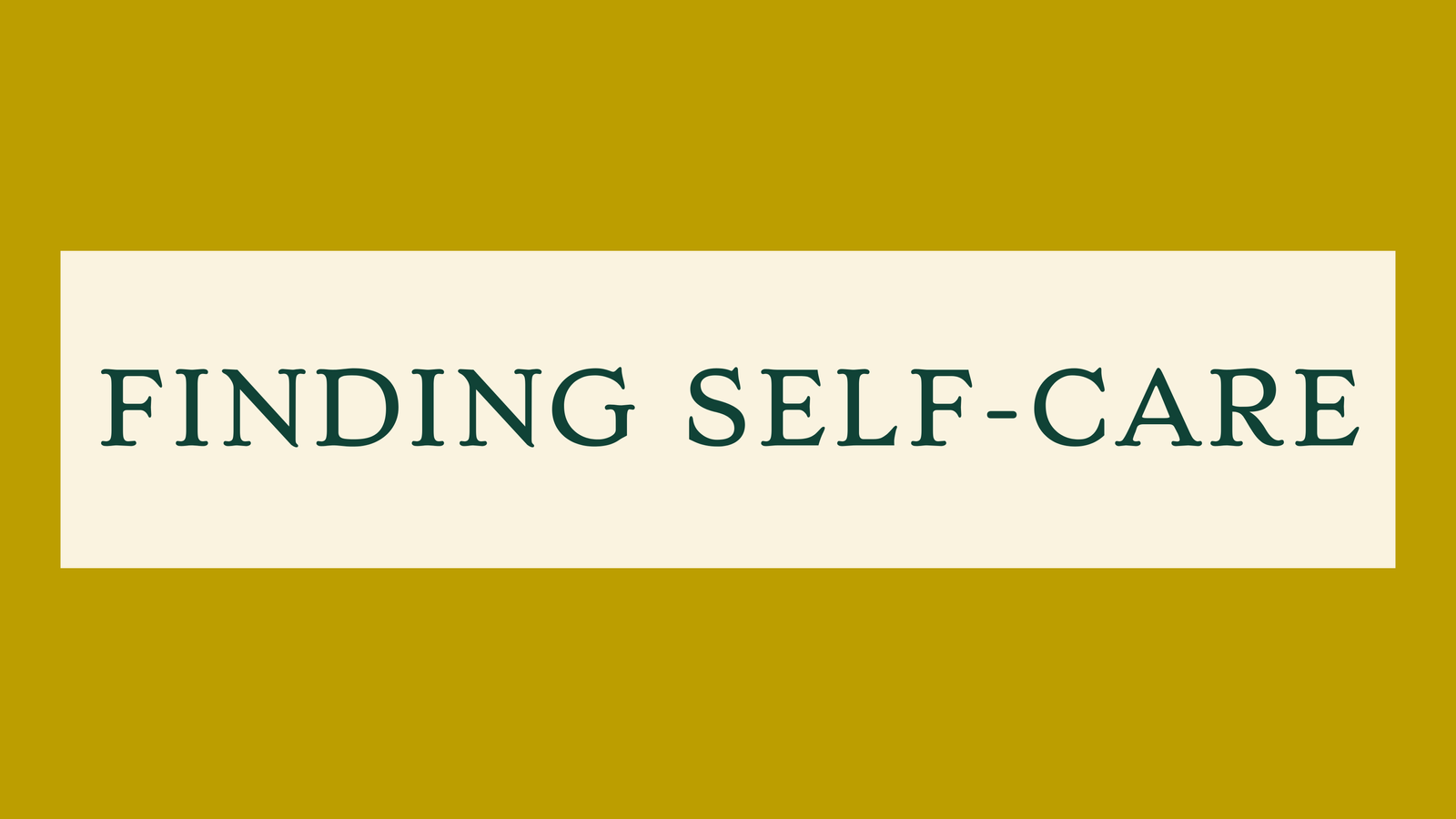 finding self-care with YOCO