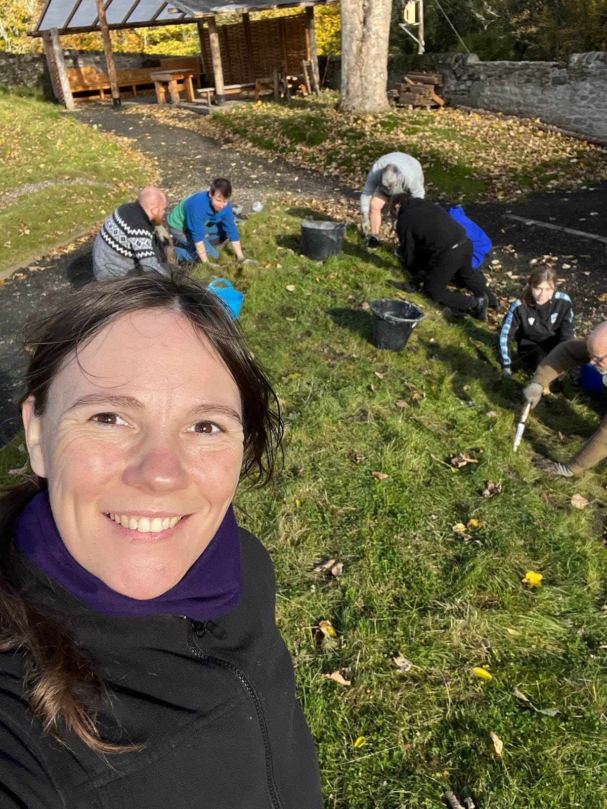 Bulbs planting Aberdalgie