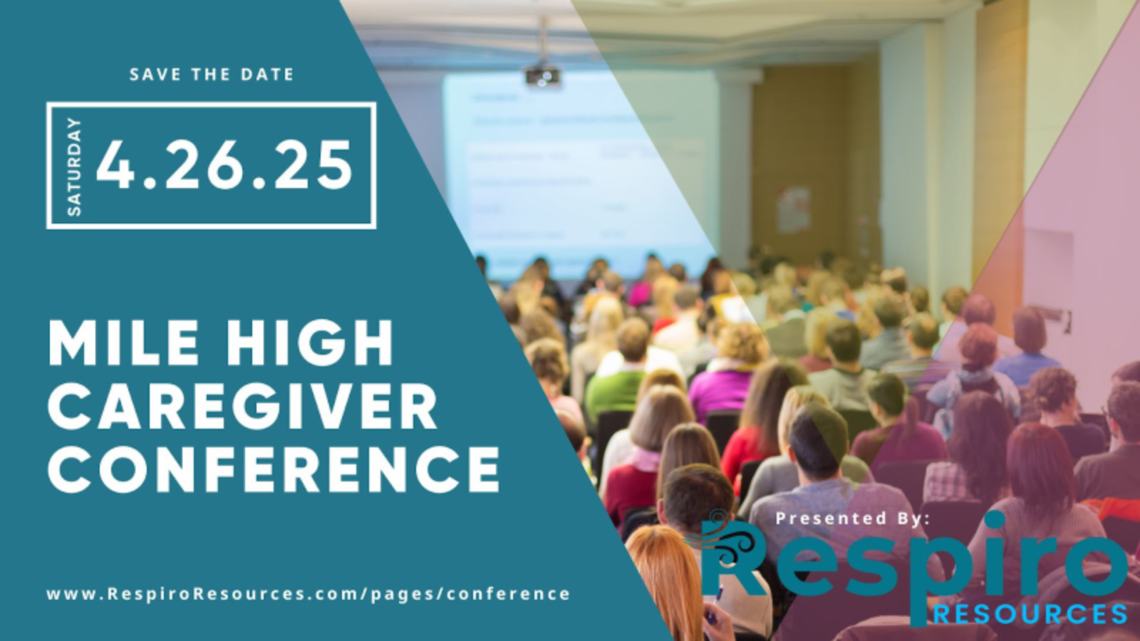 Caregiver Conference save the date graphic