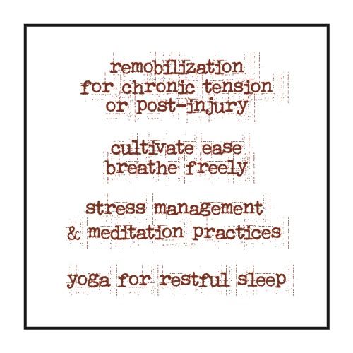 remobilize, cultivate ease, stress management, restful sleep