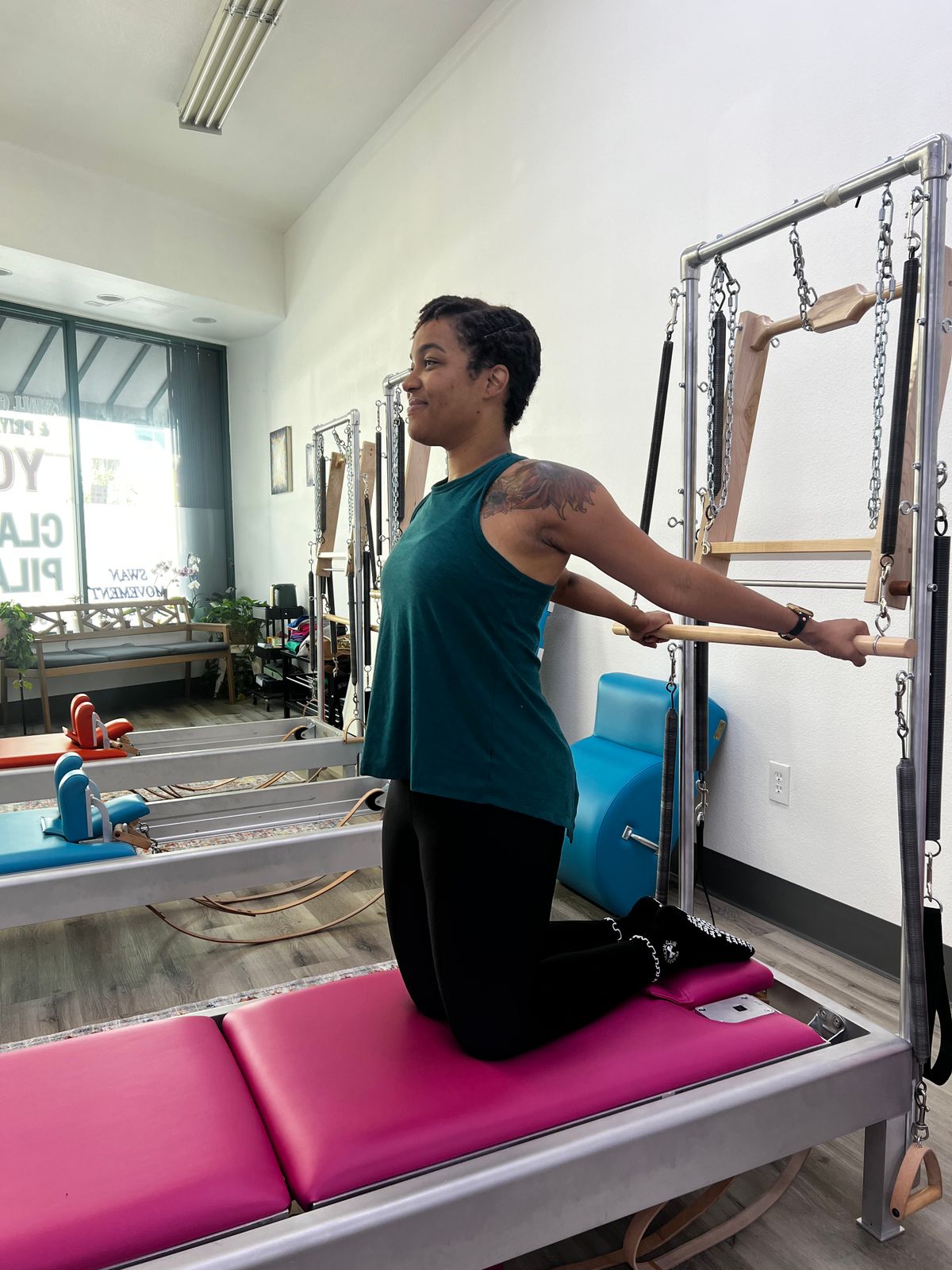 The tower has exercises to specifically help with back pain, create strong abdominals, and give you the best stretch.  