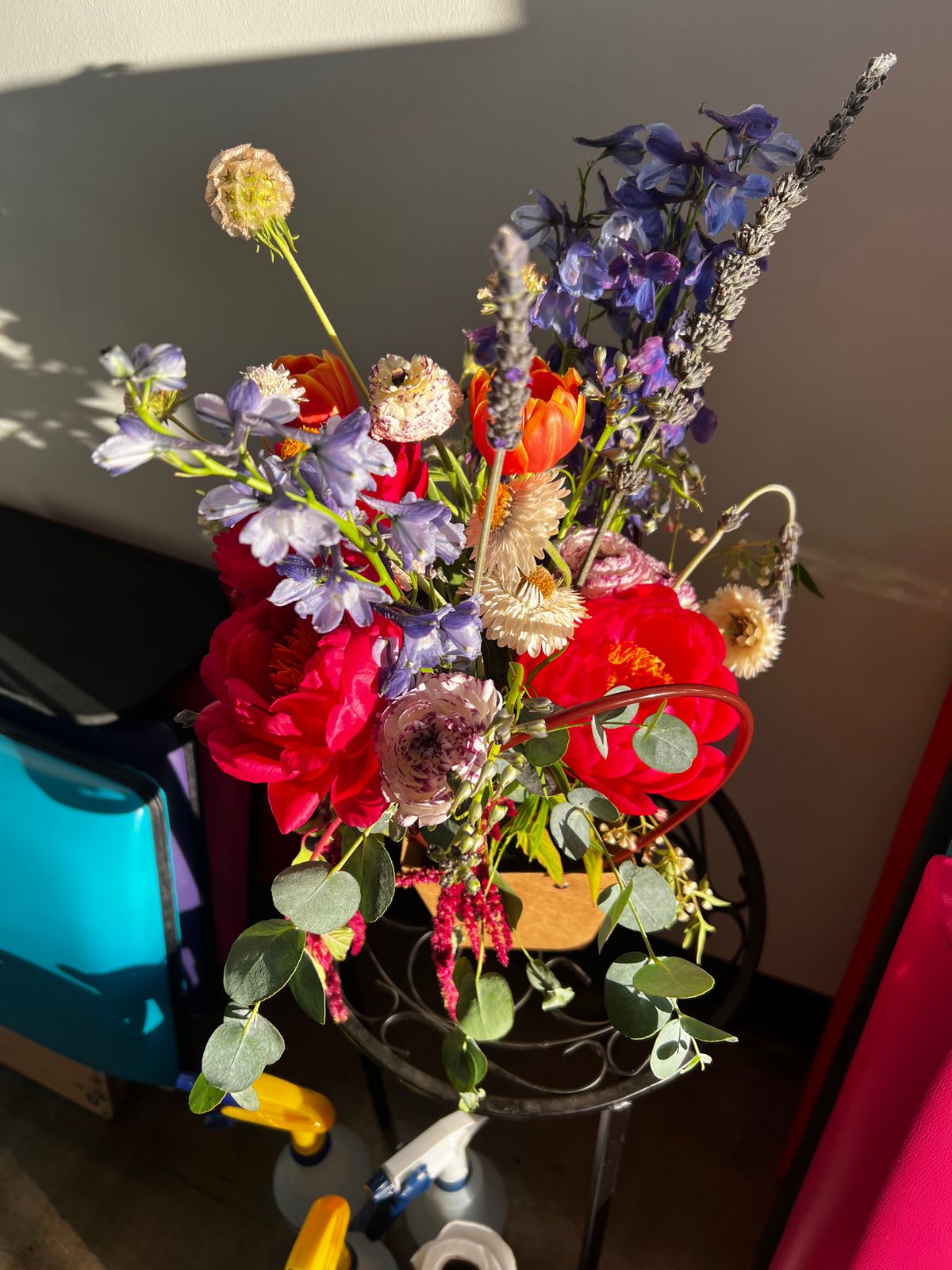 4th of July inspired floral design workshop