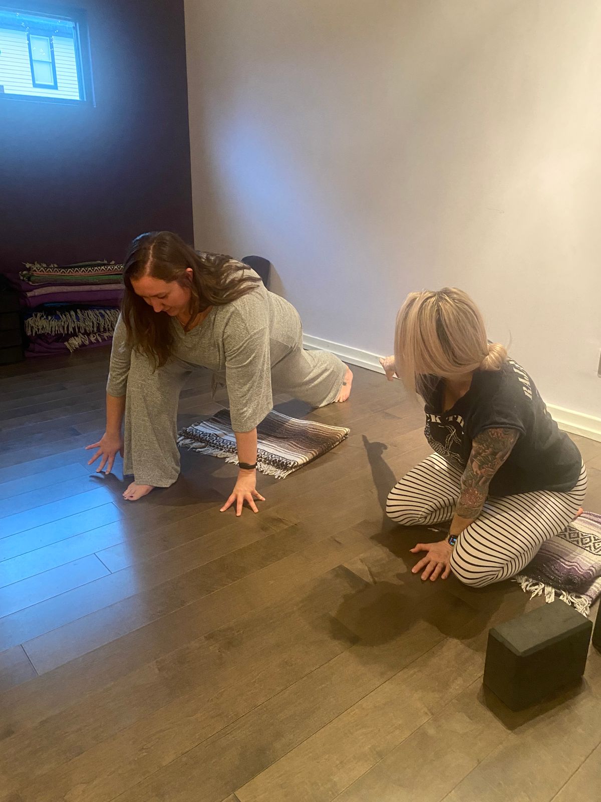 Mary Beth Harding and Gillian St. Clair Yoga Workshop