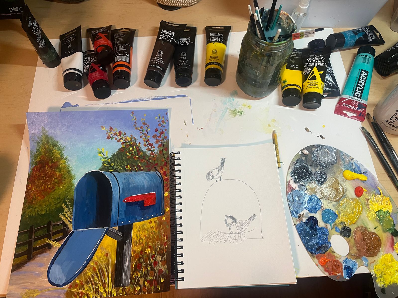 Dawn's Art Room in Old House