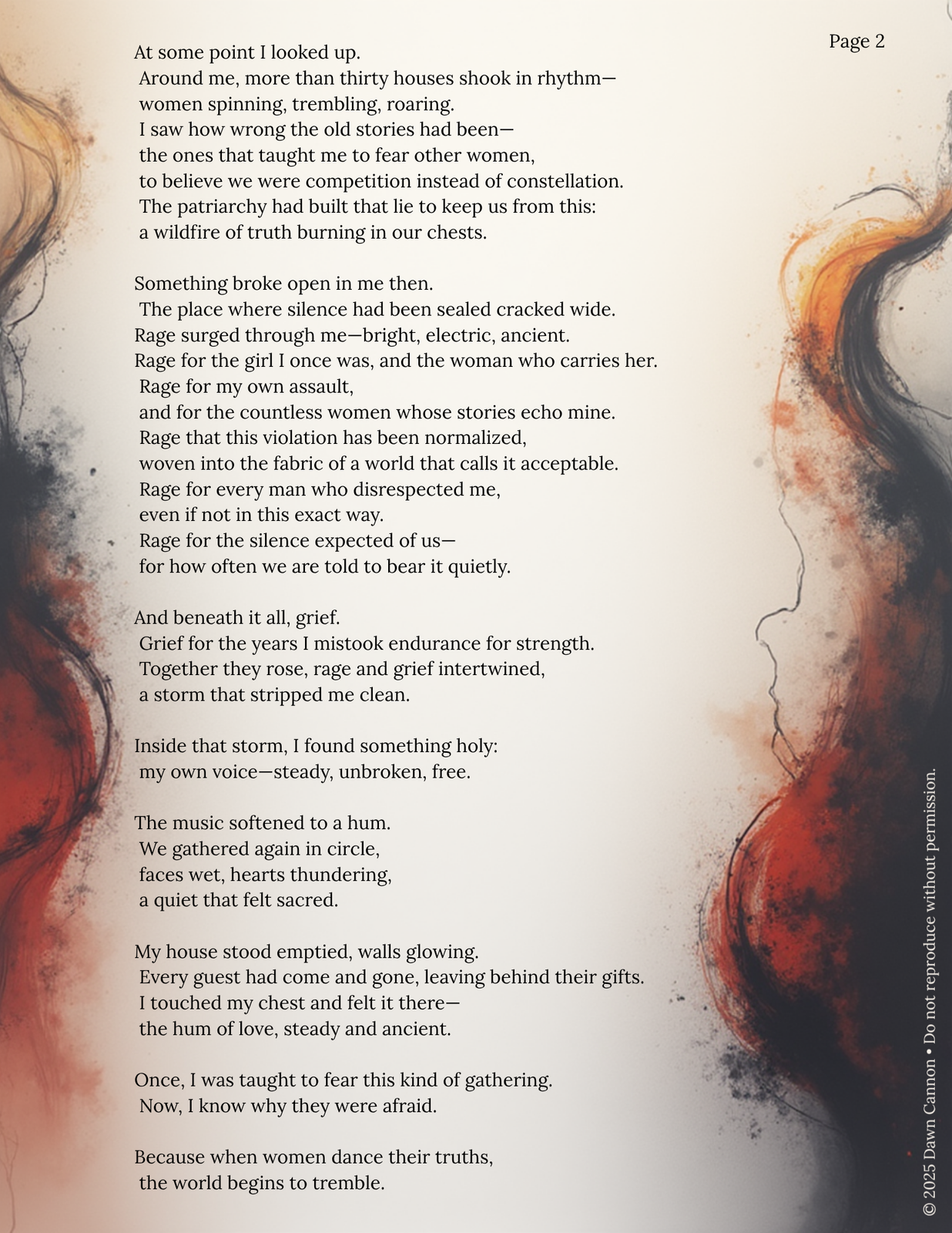 The Guest House Dance by Dawn Cannon (poem)