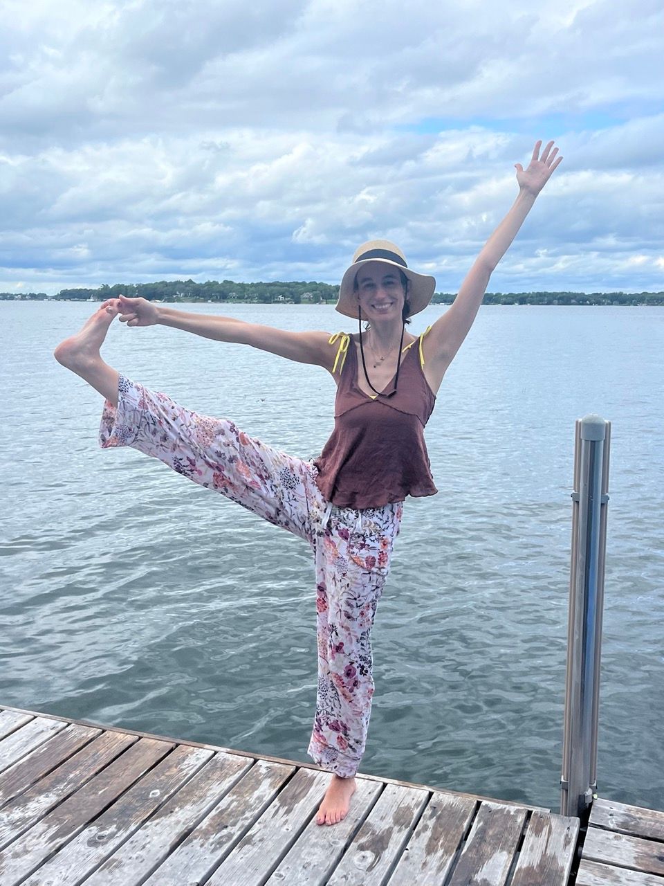 Yoga teacher Gaby Ahlstrom