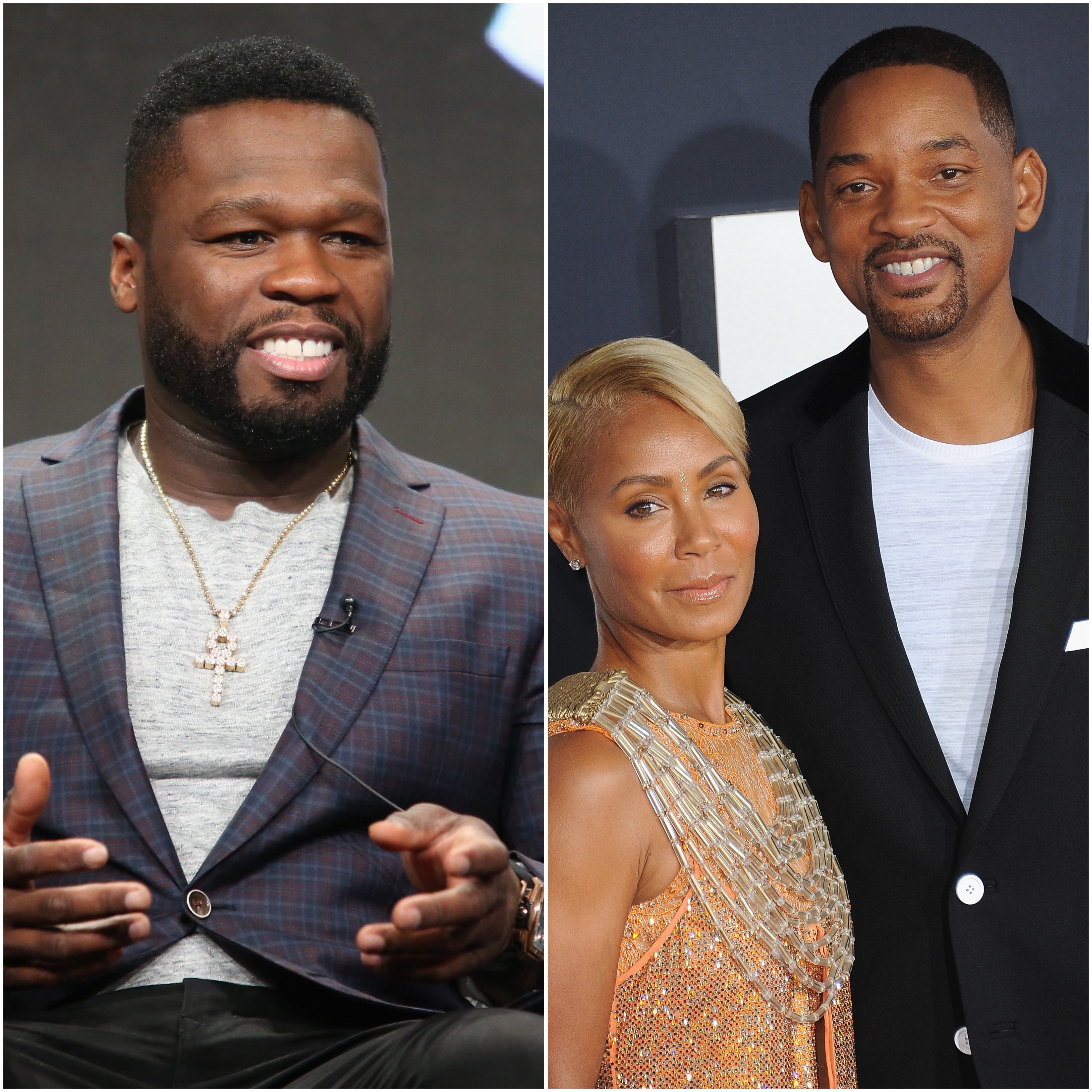 Will Smith Got Into It With 50 Cent Over Jada Pinkett Smith's Relationship  With August Alsina | Glamour