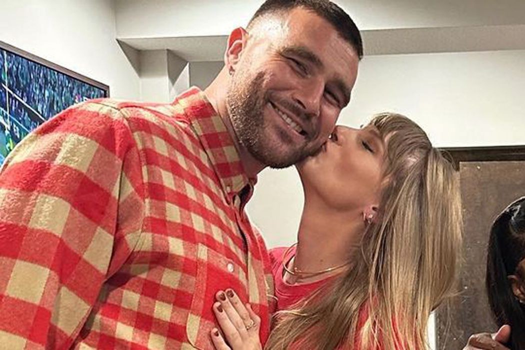 Taylor Swift and Travis Kelce