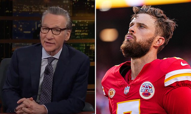 Bill Maher DEFENDS Chiefs star Harrison Butker as late-night TV host says he doesn't get 'what the big crime is' following kicker's controversial commencement speech | Daily Mail Online