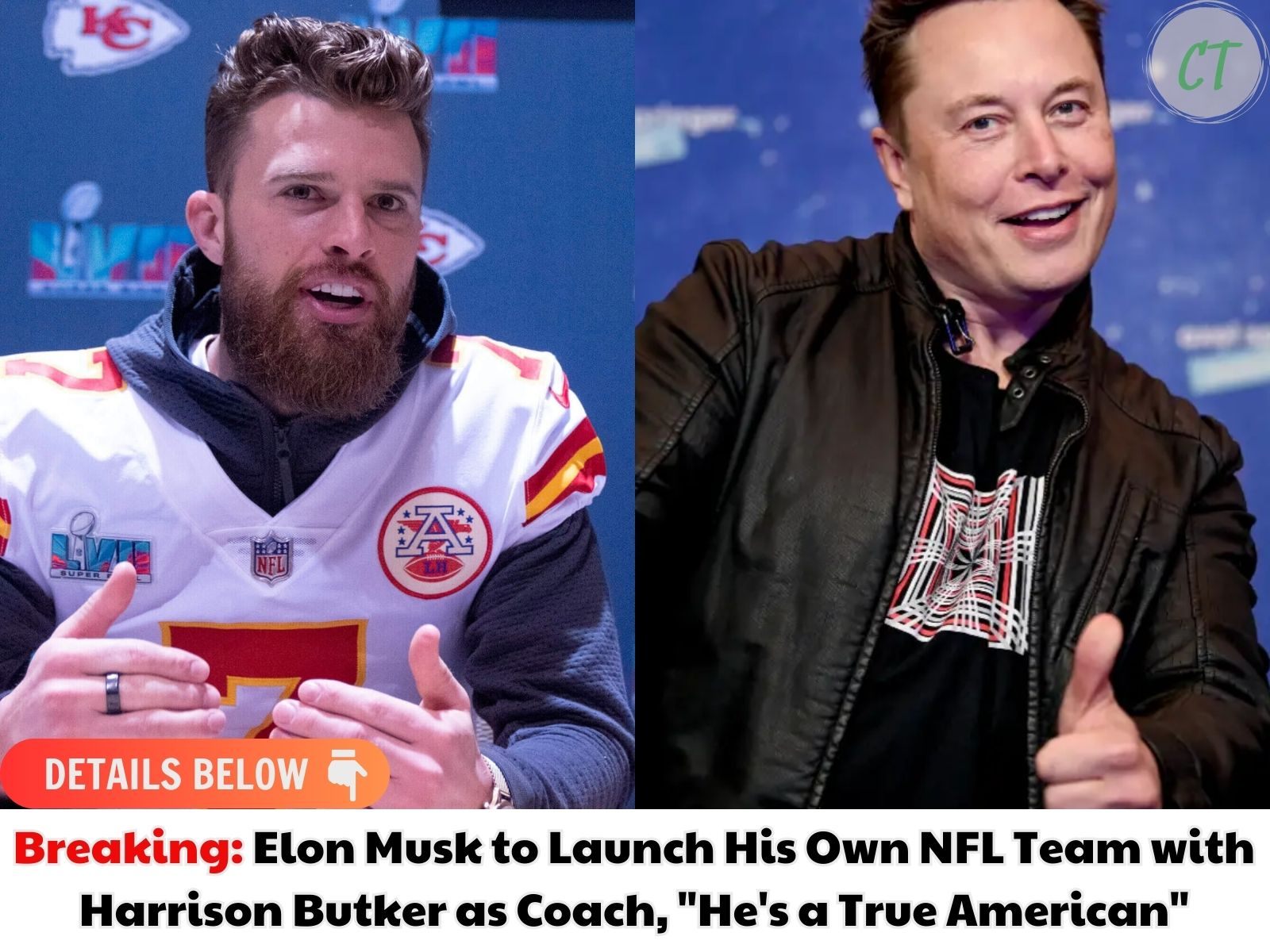 Breaking: Elon Musk to Launch His Own NFL Team with Harrison Butker as Coach, "He's a True American"