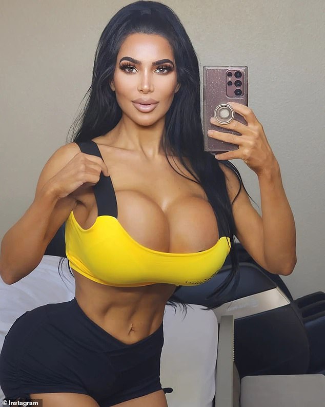 Ms Gourkani, 34, who went by Ashten G online, died in a California hospital in the early hours of Thursday, April 20, after going into cardiac arrest following her operation. She had shared her last Instagram post on Tuesday, April 18, which consisted of three selfies of Gourkani looking remarkably like Kardashian as she posed in a yellow sports bra and tight black shorts