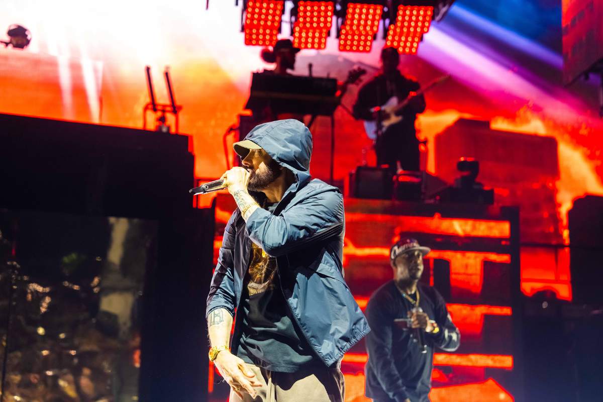 Eminem joins 50 Cent on stage in surprise appearance in Final Lap Tour  concert