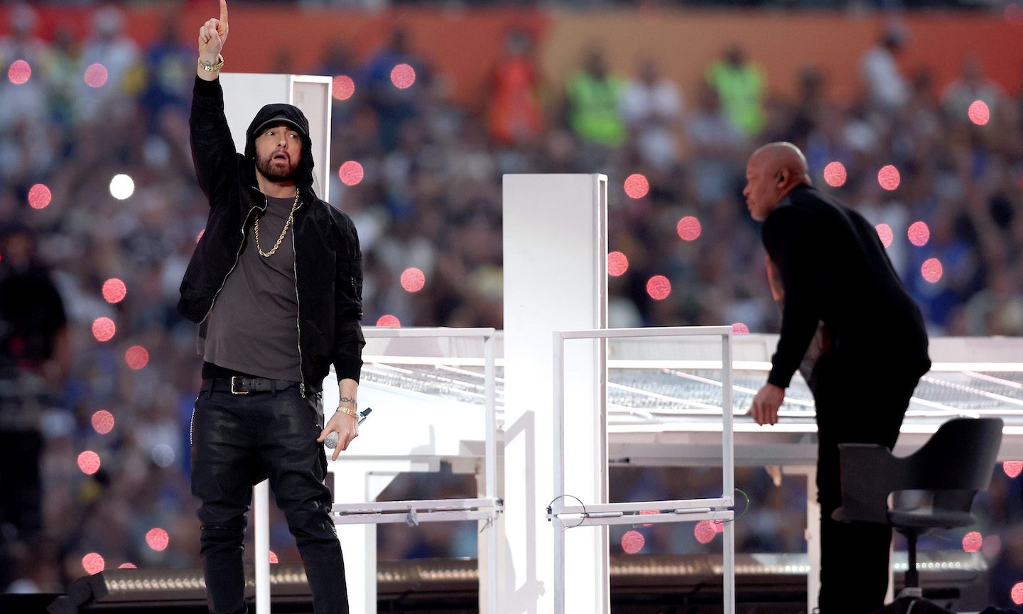 Eminem And Dr. Dre Albums Fly Up Charts Following Super Bowl Show