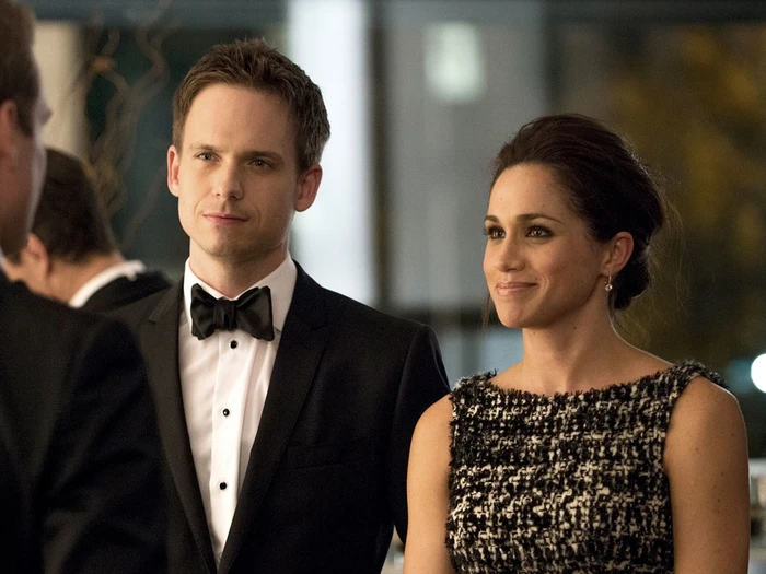 Patrick J Adams and Meghan Markle