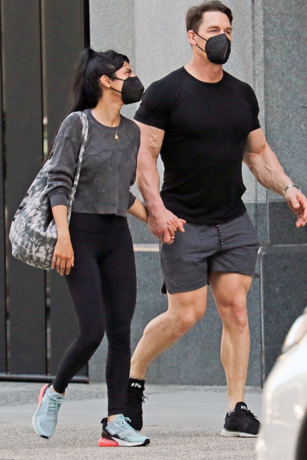 John Cena & Wife Shay Shariatzadeh Hold Hands In Vancouver – Hollywood Life