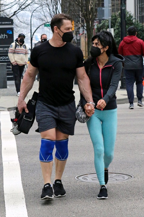 John Cena & Wife Shay Shariatzadeh Hold Hands During Romantic Stroll In Vancouver | Boombuzz