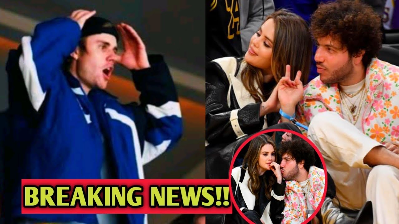 Justin Bieber was SHOCKED after Spotting Selena Gomez and Benny Blanco at the Lakers game last night - YouTube