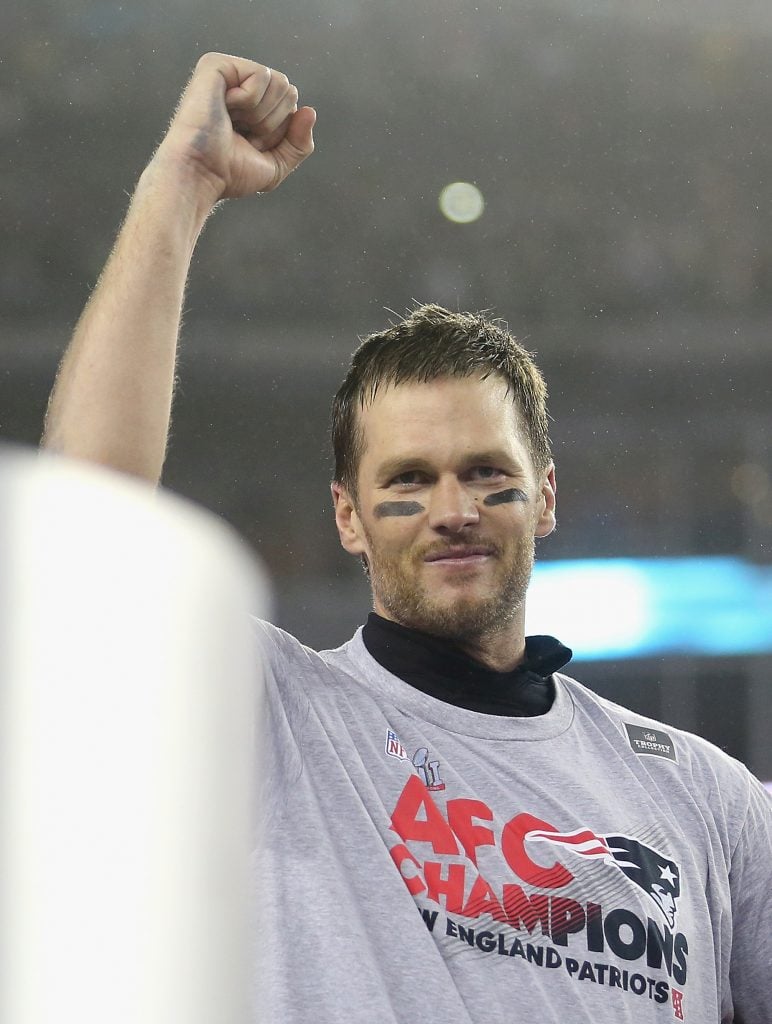 Tom Brady Celebrates