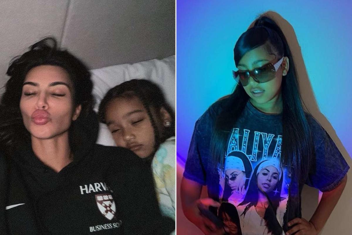 Kim Kardashian Calls Daughter North West Her 'Best Friend' as She Shares  Photo of Kids Snoozing