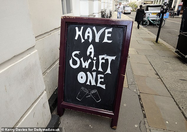 The Black Dog pub has leaned into all the media attention, adding 'home to tortured poets' to its Instagram bio, making reels linked to the song and including quotes on signs outside