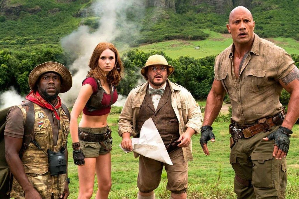 A still from the Jumanji sequel.