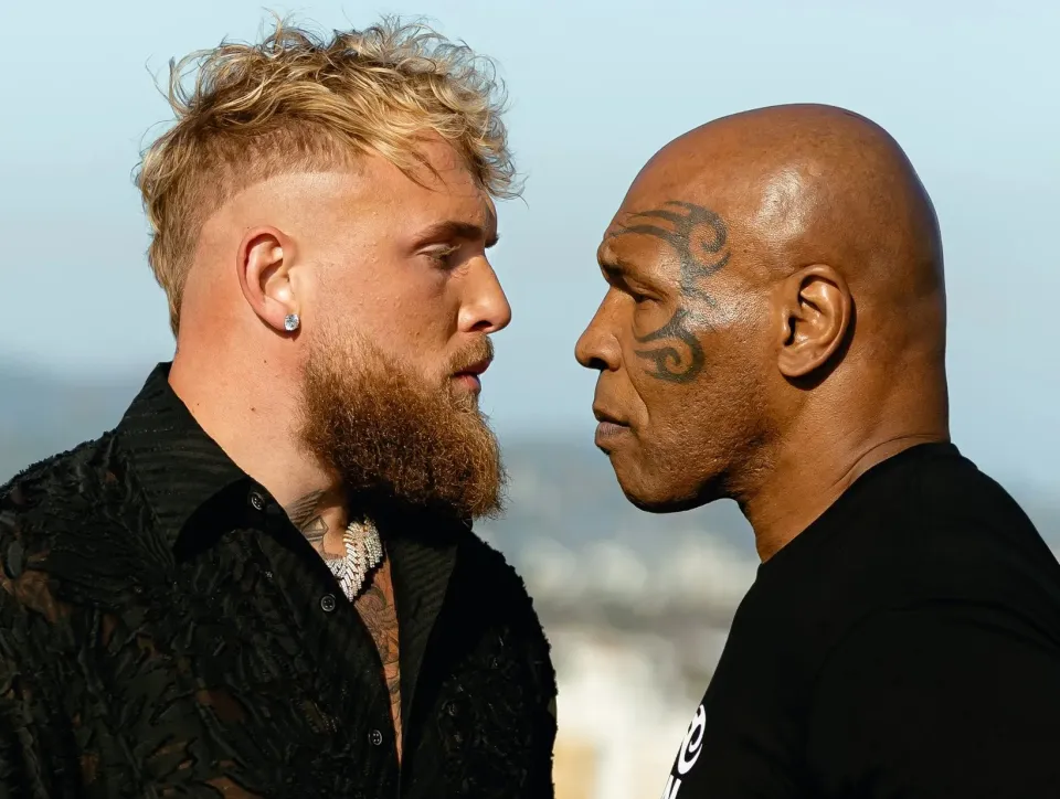 Tyson faced off with Paul after announcing their summer bout