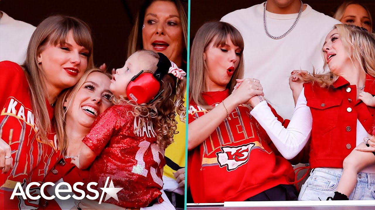 Taylor Swift Dances & Makes Brittany Mahomes’ Baby Smile at Chiefs Game